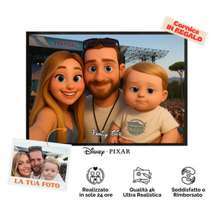 Ritratto Personalizzato stile Cartoon 3D