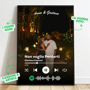 Poster Personalizzato stile Spotify