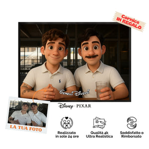 Ritratto Personalizzato stile Cartoon 3D