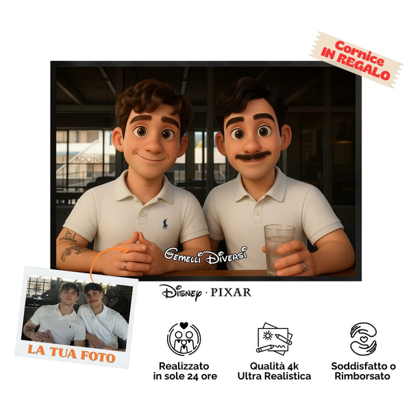 Ritratto Personalizzato stile Cartoon 3D