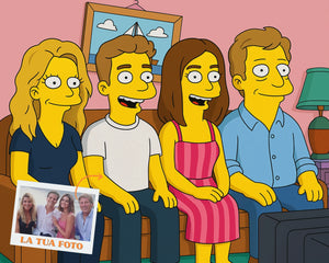 Ritratto Personalizzato stile Simpson