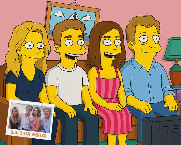 Ritratto Personalizzato stile Simpson