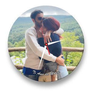 Orologio in Vetro Personalizzato con Foto