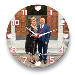 Orologio in Vetro Personalizzato con Foto