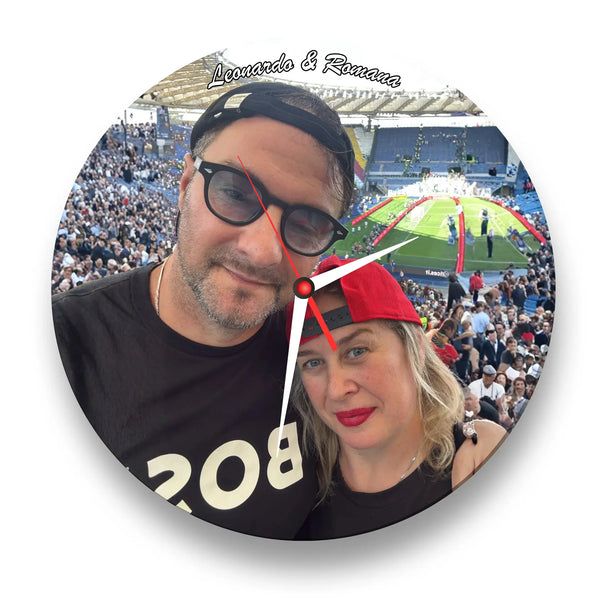 Orologio in Vetro Personalizzato con Foto