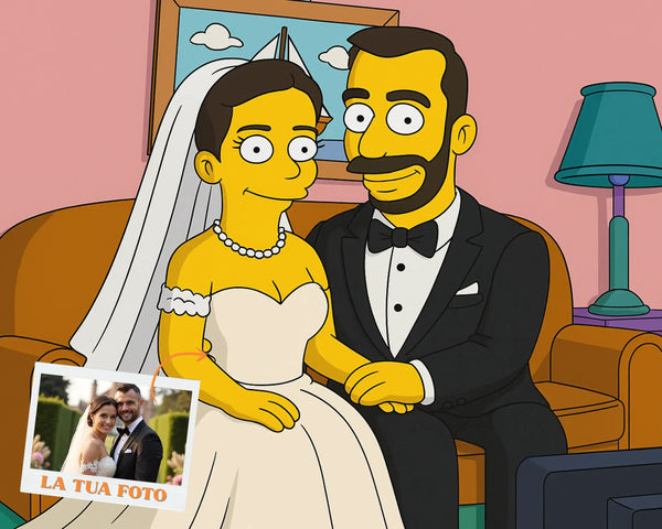 Ritratto Personalizzato stile Simpson