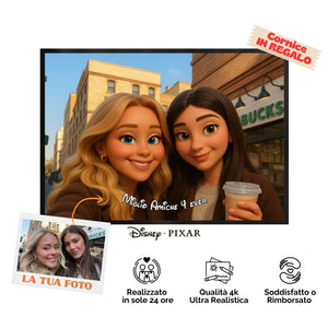 Ritratto Personalizzato stile Cartoon 3D