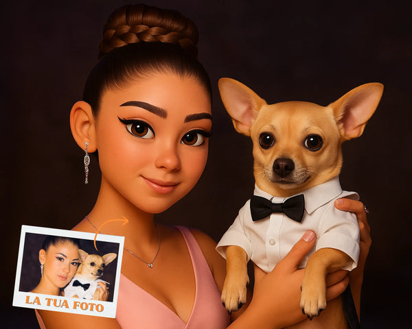 Ritratto Personalizzato stile Cartoon 3D