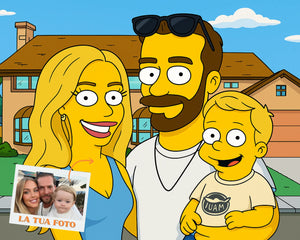 Ritratto Personalizzato stile Simpson