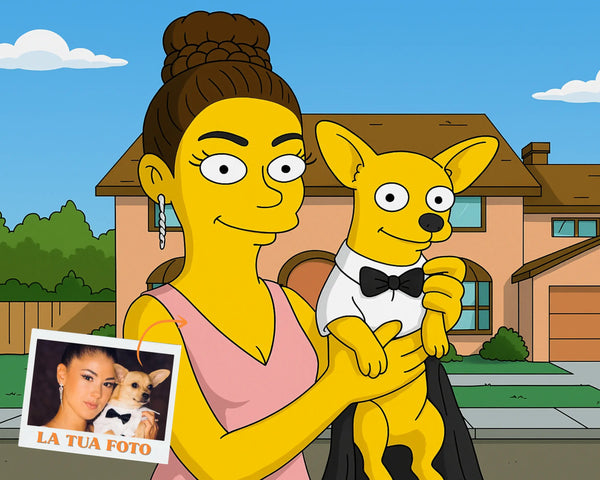Ritratto Personalizzato stile Simpson