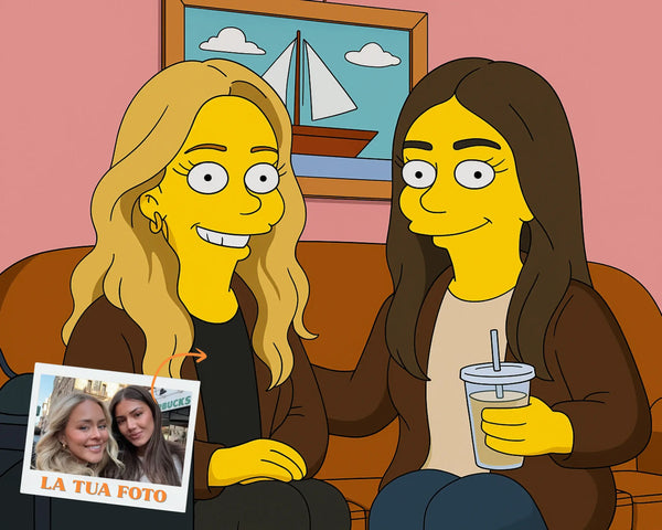 Ritratto Personalizzato stile Simpson