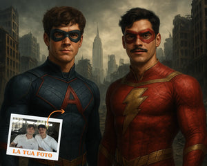 Ritratto Personalizzato stile Avengers