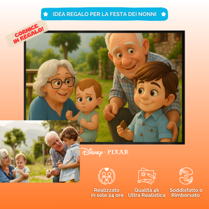 Ritratto Personalizzato Cartoon 3D