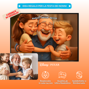 Ritratto Personalizzato Cartoon 3D
