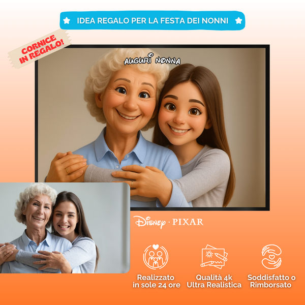 Ritratto Personalizzato Cartoon 3D