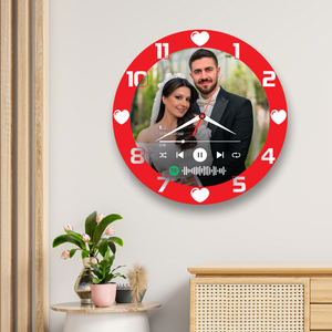 Orologio Musicale Personalizzato stile Spotify